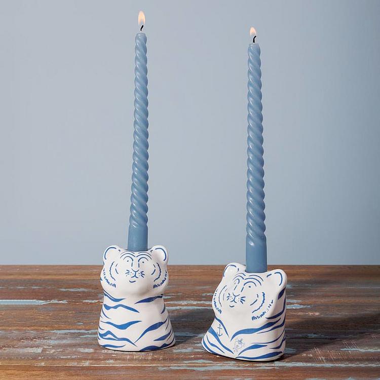 Набор из 2-х подсвечников Set Of 2 Candlestick Tigers