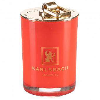 Арома-свеча Aroma Candle In Scarlet Glass With Gold Lid Frosted Berry