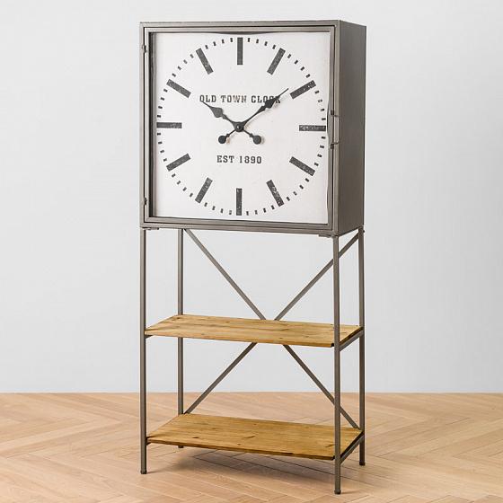Manchester Shelf And Cabinet With Clock Door