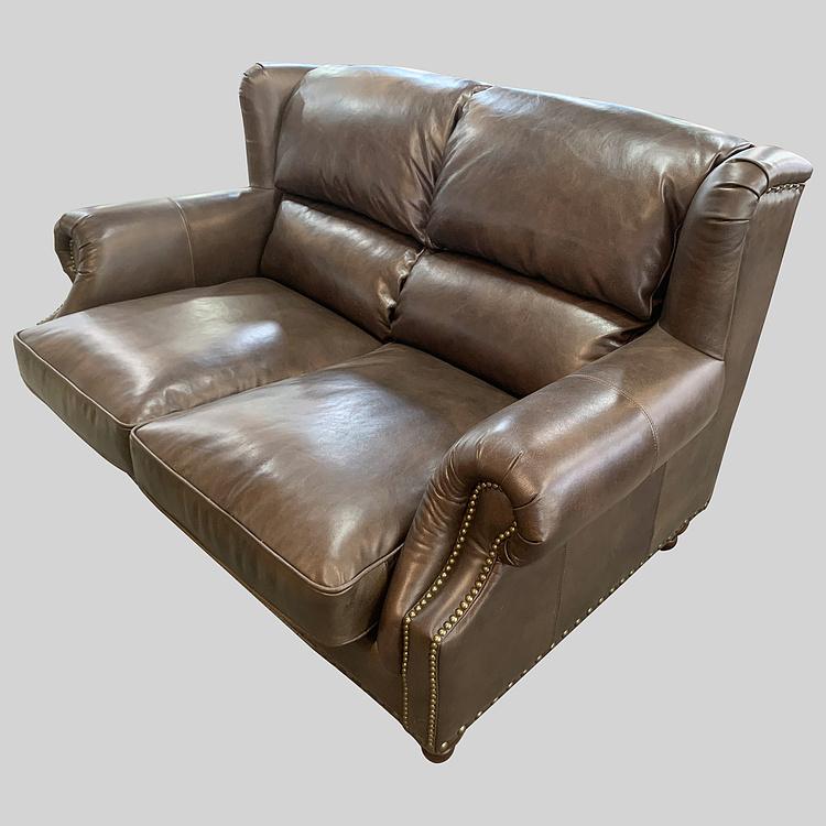 Двухместный диван Churchill 2 Seater RM натуральная кожа Antique Master - ракурс 2