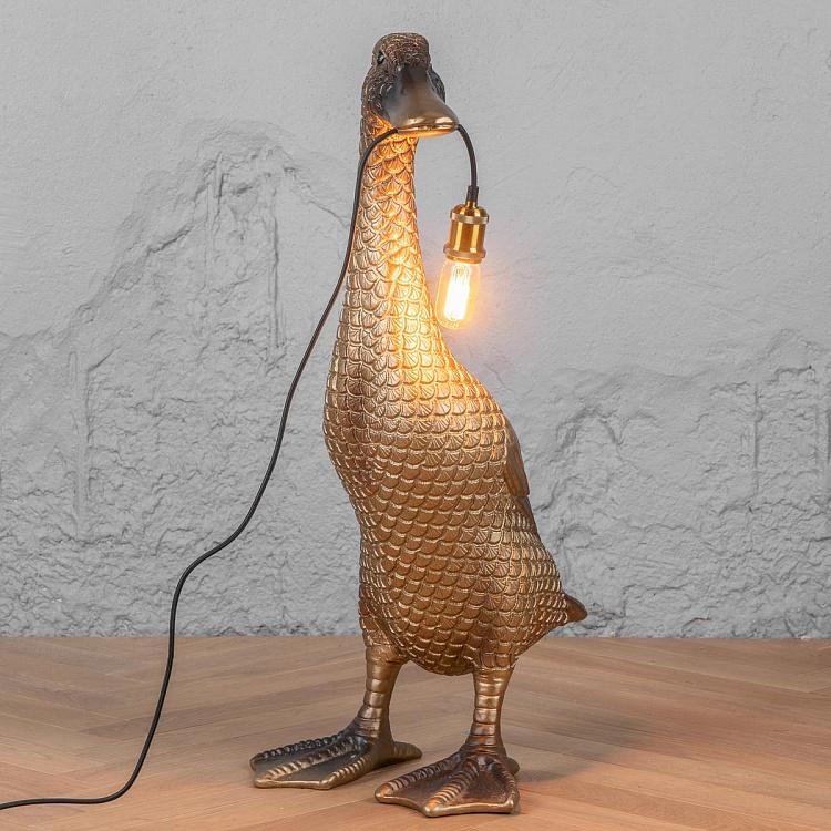 Напольная лампа Золотая утка Floor Lamp Golden Duck