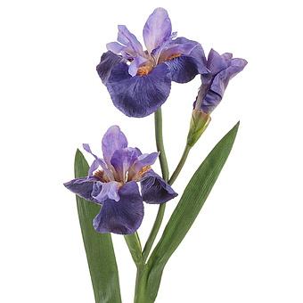 Искусственный цветок Siberica Iris Dark Lilac 80 cm - ракурс 2