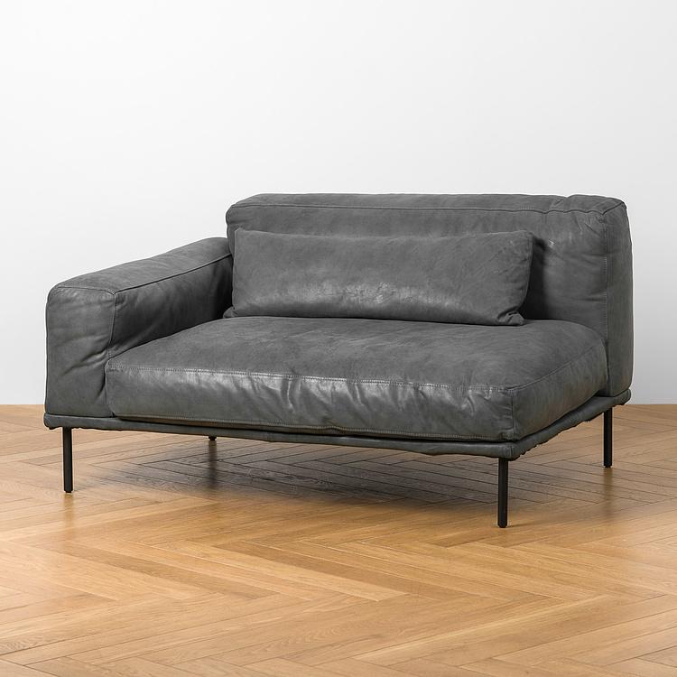 Угловой модульный кожаный диван Студио Studio Group Leather