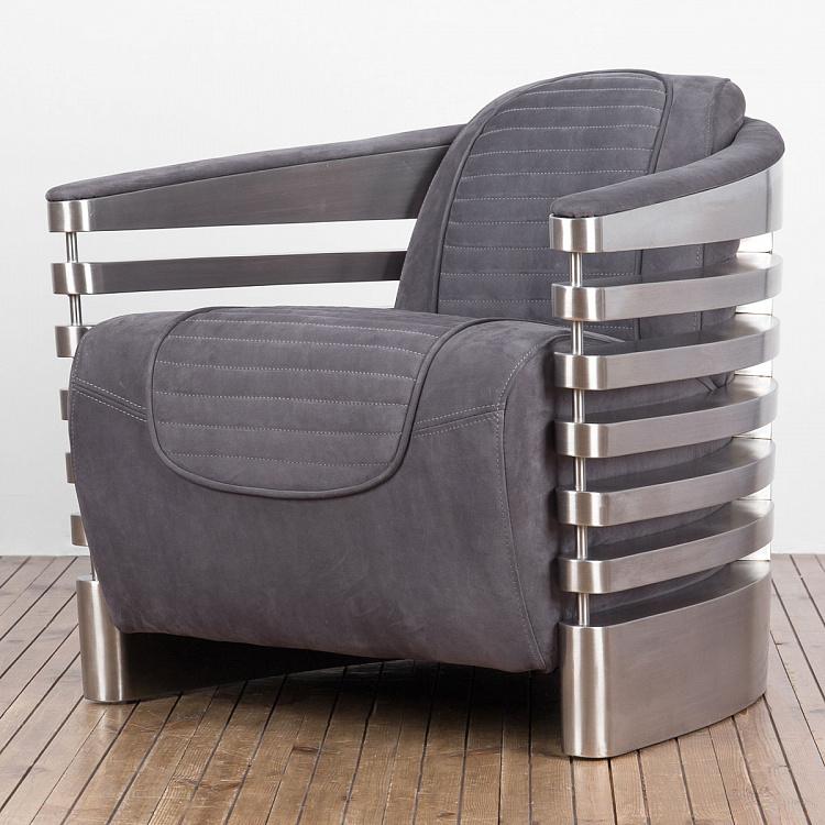 Mars Armchair MK5, Brushed Steel