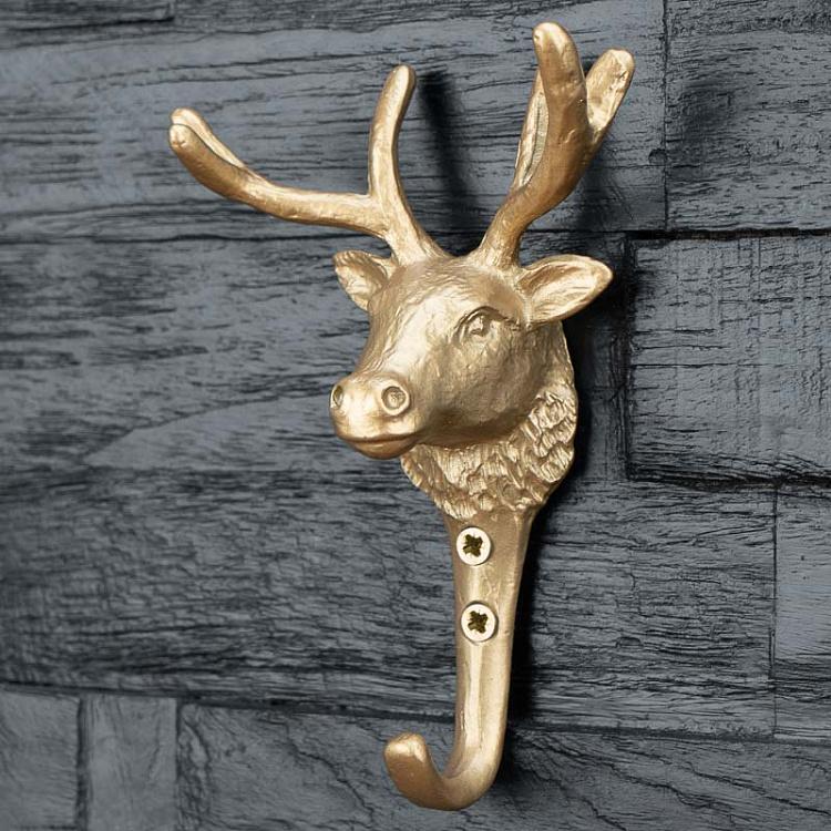 Однорожковый крючок Золотой Олень Golden Deer Hook