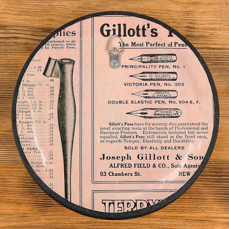 Картина в круглой раме Белая мышка White Mouse Painting In Round Frame