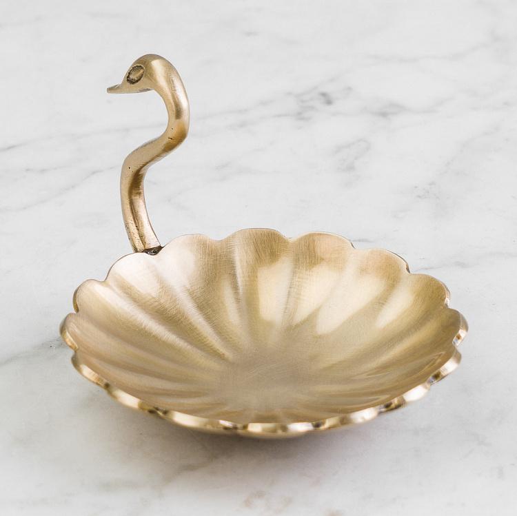 Подставка для мелочей и украшений Золотистый лебедь Golden Swan Trinket Tray