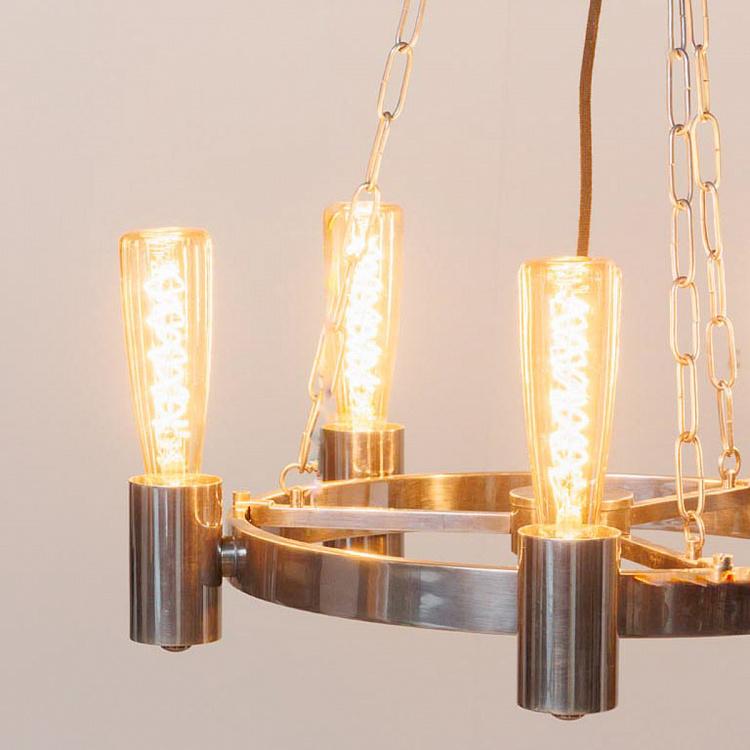 Подвесной светильник Кависте с лампами в виде бутылок Caviste Hanging Lamp With 5 Bottle Bulbs