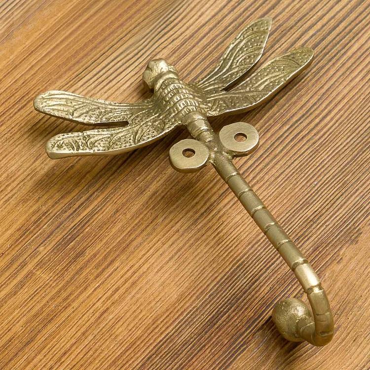 Крючок Стрекоза винтажная медь Dragonfly Antique Hook