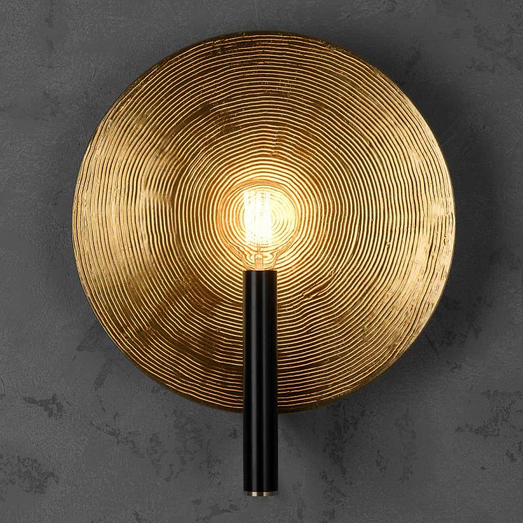 Бра Орбис, золотая поталь, M Wall Lamp Mind And Object Orbis Medium, Gold