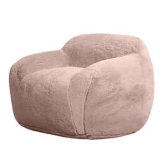 Кресло Snug Chair искусственный мех Big Bear Pink