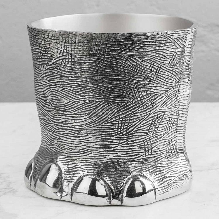 Ведро для льда Слон Elephant Ice Bucket Silver