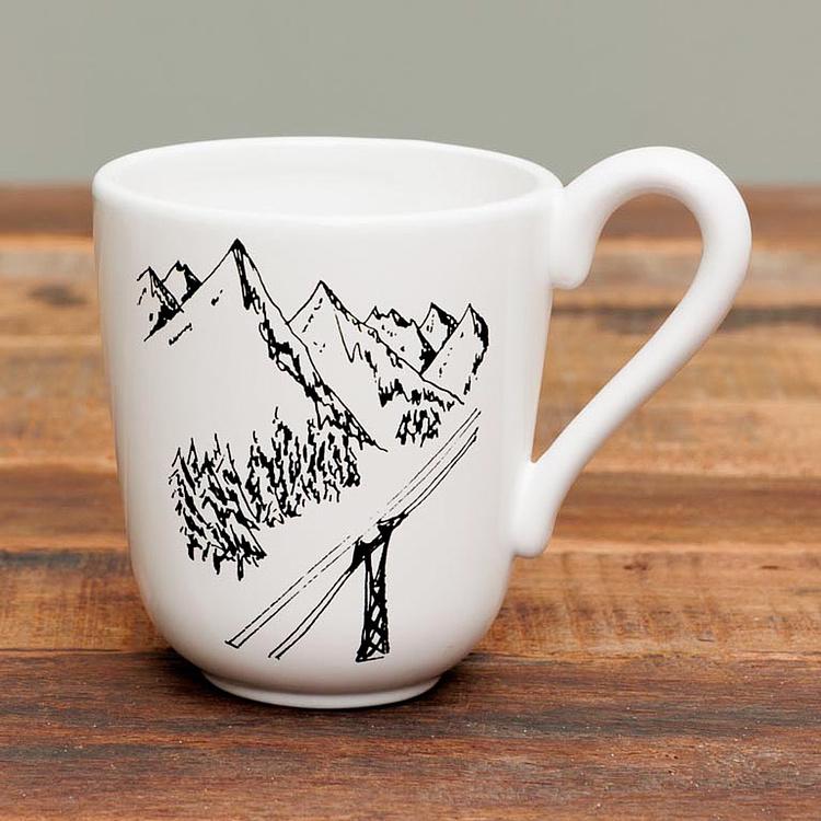 Набор из трёх кружек Горнолыжное путешествие Set Of 3 Mugs Ski Trip