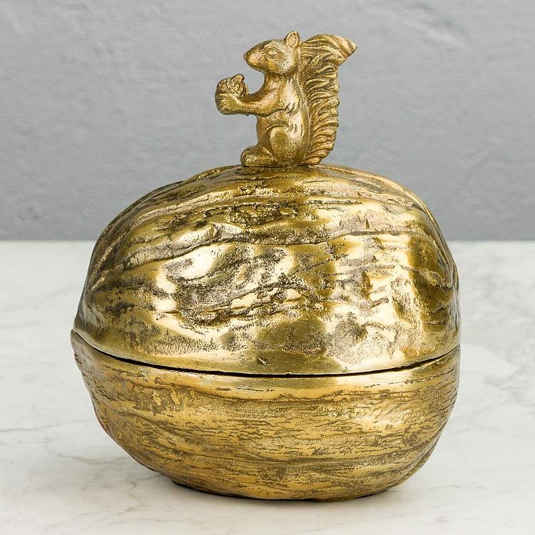 Шкатулка Белка и орех Nut Box With Squirrel