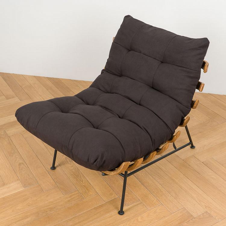 Кресло Капри, чёрные матовые ножки Capri Armchair, Black Matt Metal RM