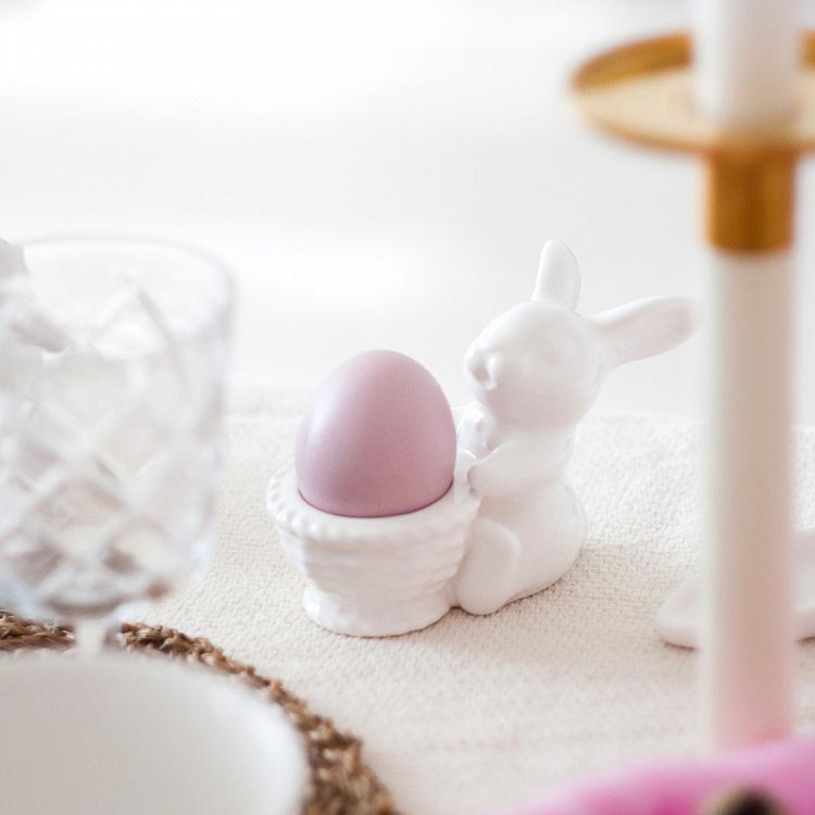 Подставка для яйца Кролик с корзинкой Rabbit With The Basket Egg Holder