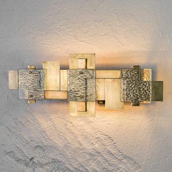 Бра Langham Wall Lamp металл Vintage Brass Finish