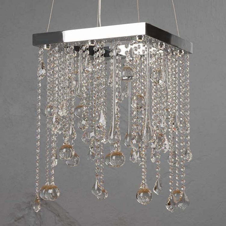 Квадратная люстра Сосульки, S Icicle Chandelier Square Small