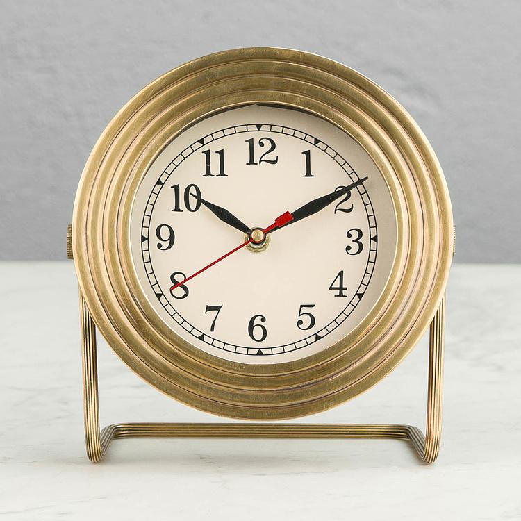 Круглые настольные часы на подставке Round Table Clock