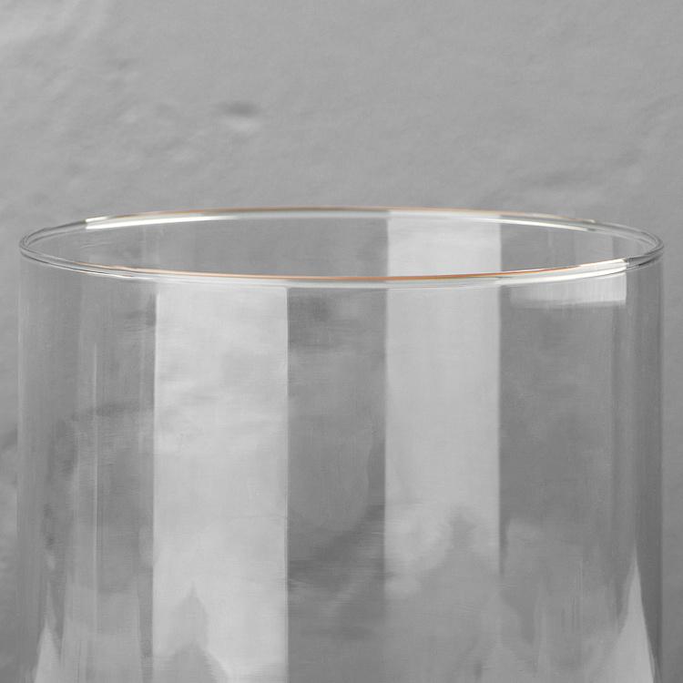 Цилиндрическая ваза, L Cylindrical Glass Jar Large