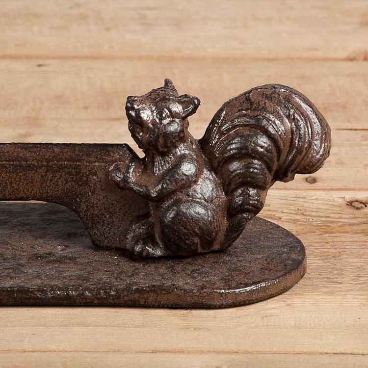 Скребок для обуви из чугуна Double Squirrel Scraper In Cast Iron