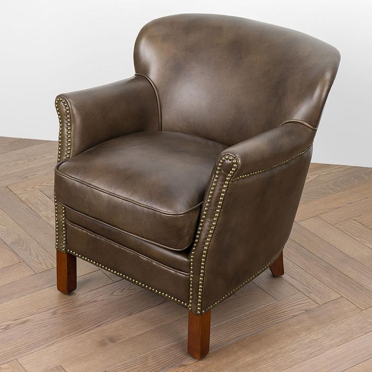 Кресло Academic Chair RM натуральная кожа Antique Master - ракурс 5