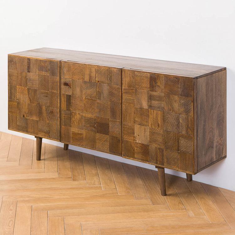 Ipanema Sideboard With 3 Doors Mango Wood