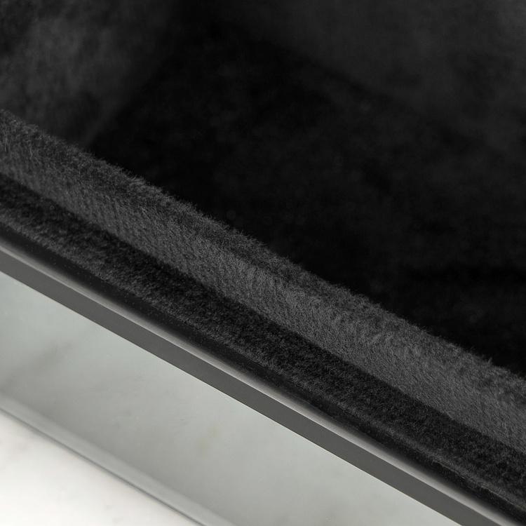 Шкатулка из дымчатого зеркала Mirrored Box Smoked Glass