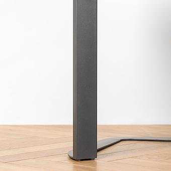 Письменный стол Saint Malo Desk, Black Matt Metal RM натуральная кожа Lawn Green Franco