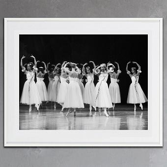 Фотография в рамке Ballet Giselle, The Wilis, Black And White