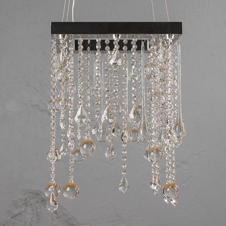 Квадратная люстра Сосульки, S Icicle Chandelier Square Small