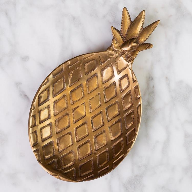 Подставка для мелочей и украшений Ананас Trinket Tray Golden Pineapple