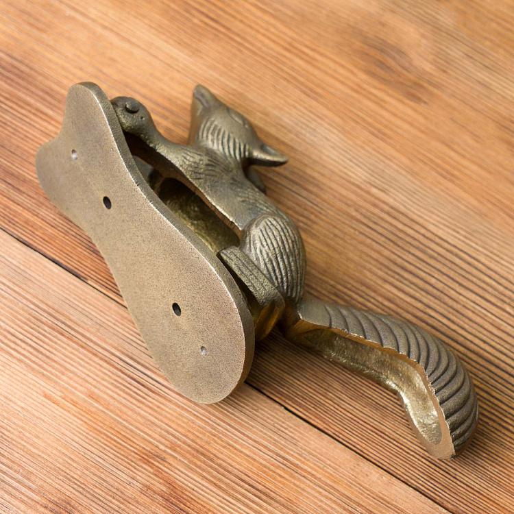 Дверной молоток Белка Squirrel Door Knocker Antique Brass