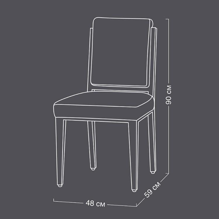 Стул 17 Dining Chair, Taupe Wood discount - ракурс 5