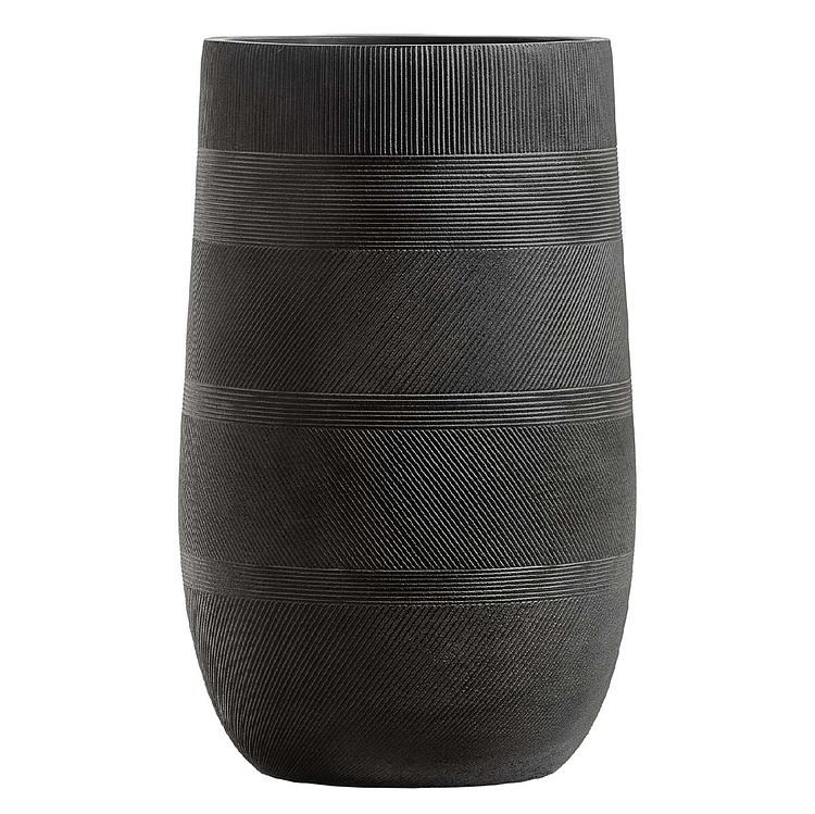 Кашпо Ergo Graphics Tall Bowl Pot Graphite Large