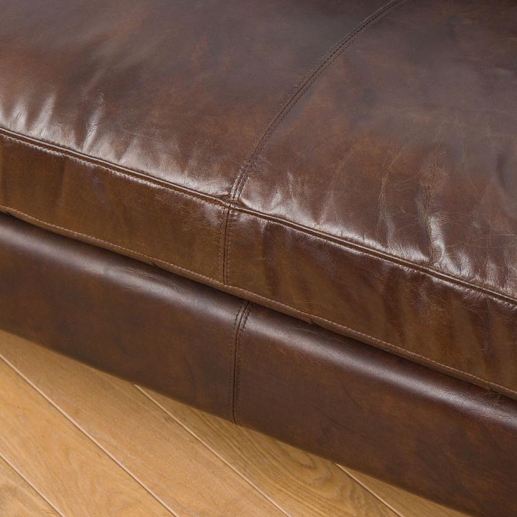 Трёхместный диван Томми, красно-коричневые ножки Tommy 3 Seater, Red Brown Wood D