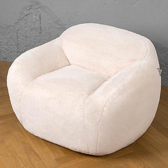 Кресло Snug Chair искусственный мех Grizzly Grey - ракурс 5