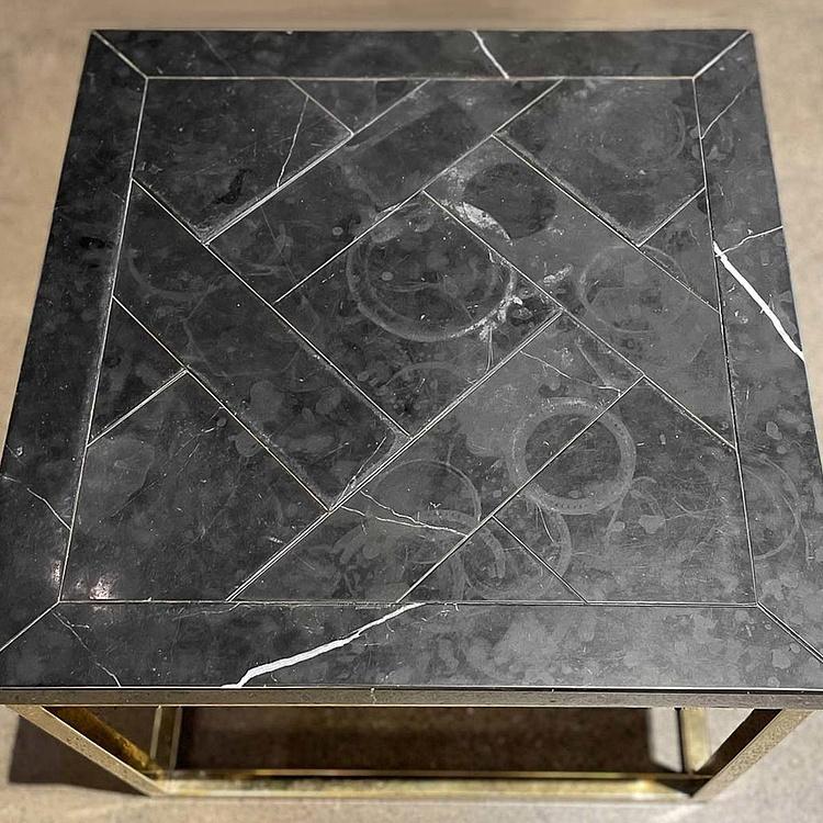 Мраморный прикроватный столик Версаль дисконт1 Versailles Marble Lamp Table discount1