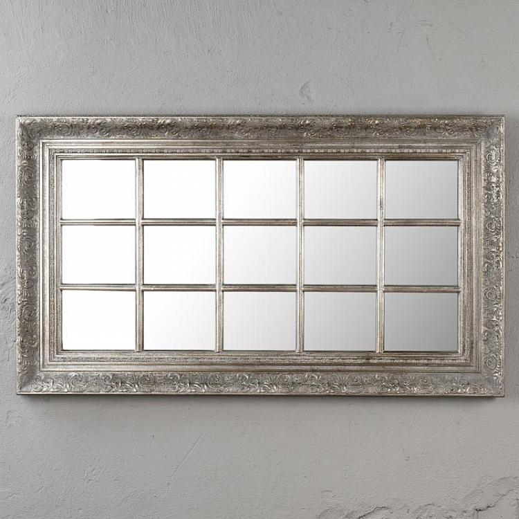 Зеркало Антик с серебряной решеткой Silver Antique Mirror