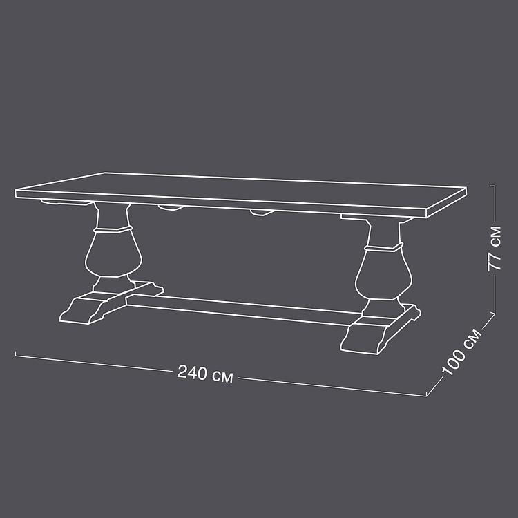 Обеденный стол Croisette Dining Table DB - ракурс 11