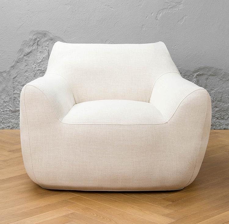 Кресло Summer Snug Chair Mark II полиэстер Faux Linen Natural - ракурс 2