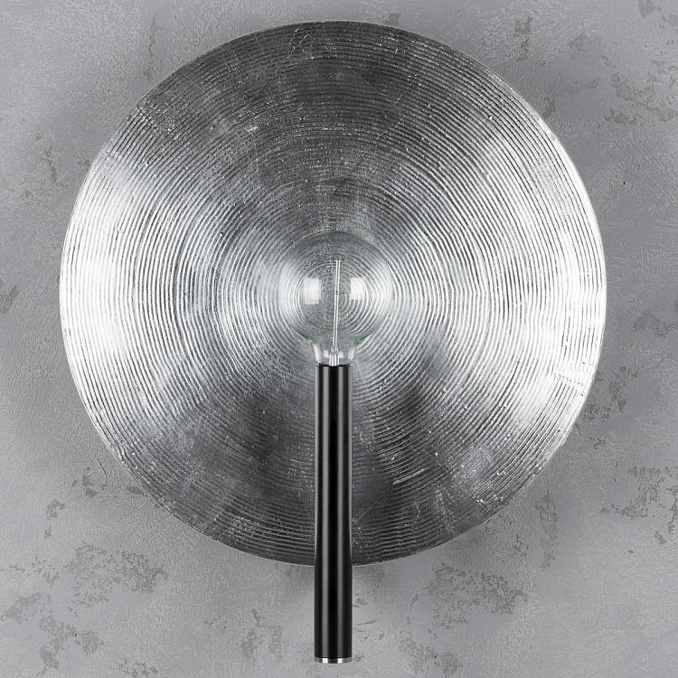 Бра Орбис, серебряная поталь, L Wall Lamp Mind And Object Orbis Large, Potal Silver