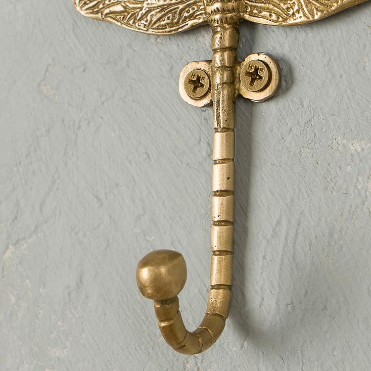 Крючок Стрекоза винтажная медь Dragonfly Antique Hook