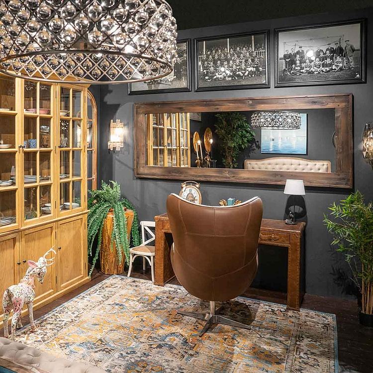 Зеркало Axel Mk3 Mirror Large сосна Genuine Reclaimed Vintage Boat Wood - Natural - ракурс 9