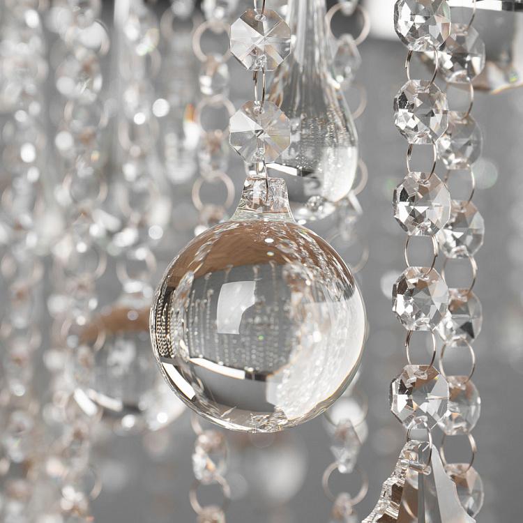 Квадратная люстра Сосульки, M Icicle Chandelier Square Medium