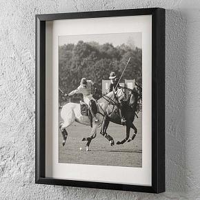 Polo Match In The Park, Black Box Frame