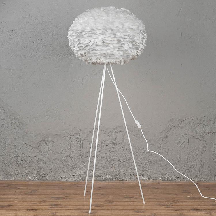 Eos Floor Lamp With White Tripod Large