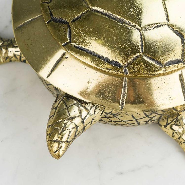 Шкатулка Золотистая мама-черепаха Turtle Box