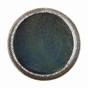 Тарелка Bloom Blue And Brown Dessert Plate