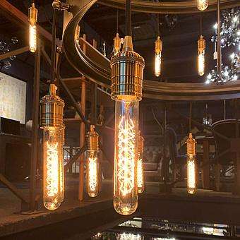 Люстра Orbits Chandelier Bulb Modern